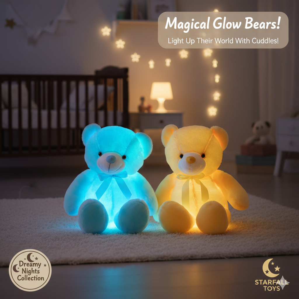 50cm LED Light-Up Teddy Bear Plush Toy