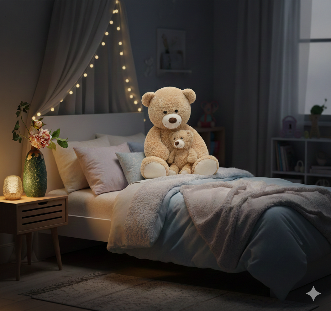 MorisMos Snuggle Duo Teddy Bear